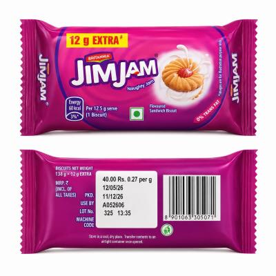 BRITANIYA JIM JAM NAUGHTY JAM BISCUITS 150gm